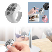 Smart Home Control Panels Compatible with Bedroom Gadgets, Wireless Remote, Page Turner, Scrolling Rings, Rechargeable Camera Remote for Phones &