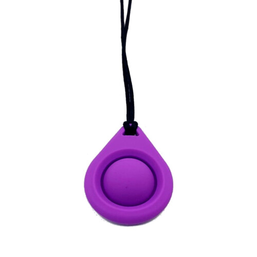 Silicone Teether Soother Chewing ToySilicone Chewable Pendant Teething Necklace