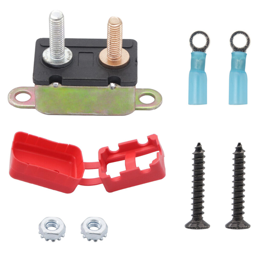 1 Set Circuit Breaker Automatic Reset For Automotive Rv With Protective Boot Cover 20A 12V 9557311161520