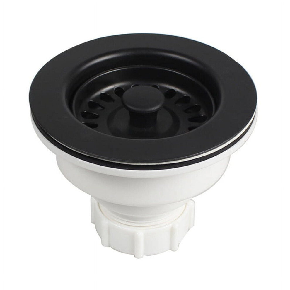 Kitchen Sink Drain Assembly With Strainer Basket Drain Stopper 114Mm 9557311162480