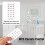 Crib with lights and music, projector and remote control 3