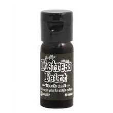Ranger Tim Holtz Distress Paint Flip Top 1oz Black Soot