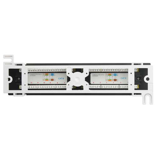 FOR Tool Kit 12 Port CAT6 Patch Panel RJ45 ing Wall Mount Rack With Surface Wall Mount Bracket
