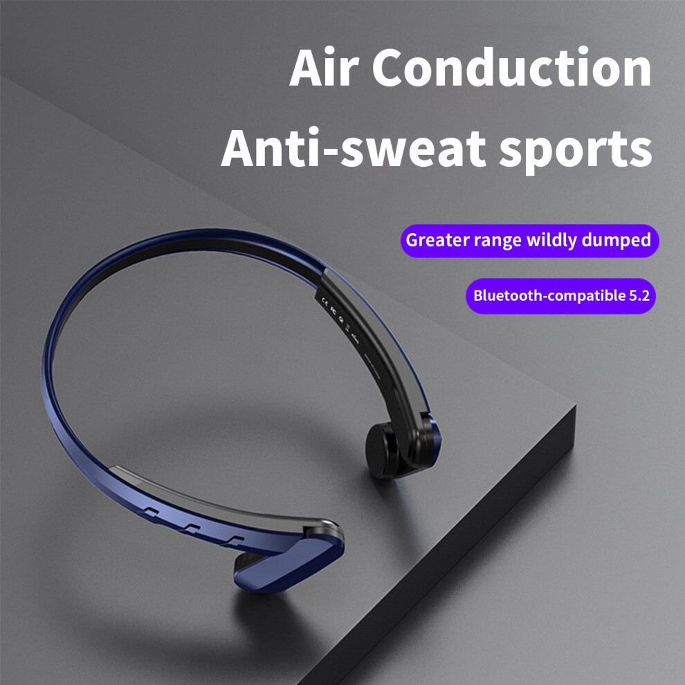 Susuchens Wireless Earbud Bone Conduction Ipx5 Waterproof Hifi Sound Low Power Consumption Wireless Headset For Running Black 9557311673757