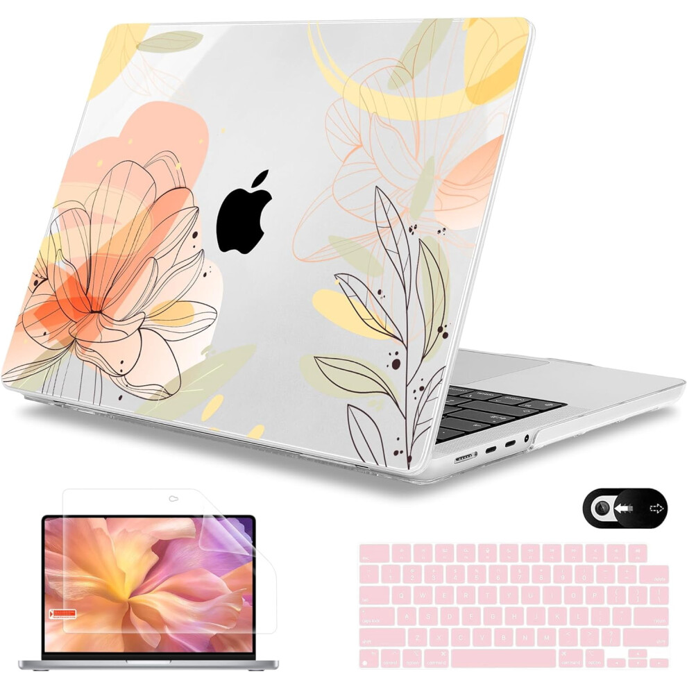 Case For Macbook Pro 16" M3 A2991 M2 A2780 M1 A2485 (2021/2022/2023) Pro/Max Chips With Touch Id, Hard Shell 9557311673573