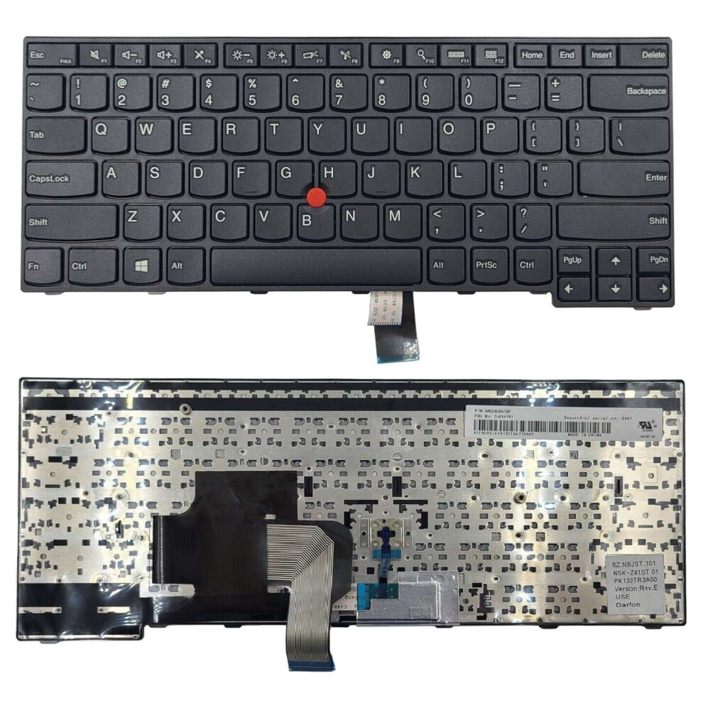 Keyboard For Compatible With Lenovo Thinkpad Edge E450 E450c E455 E460 E465 - 04X6181 Sn20e66181 9557311673276