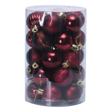 AMERTEER 40mm Christmas Tree Ball Bauble Hanging Home Party Ornament Decor Dark Purple