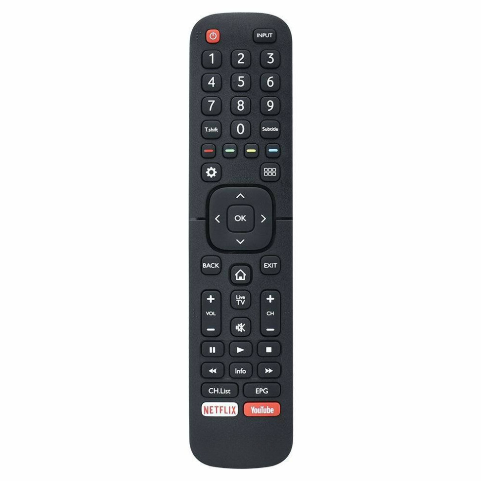 New Original En2b27am For Compatible With Hisense Amstrad Led Tv Remote Control Netflix Youtube 9557311674624