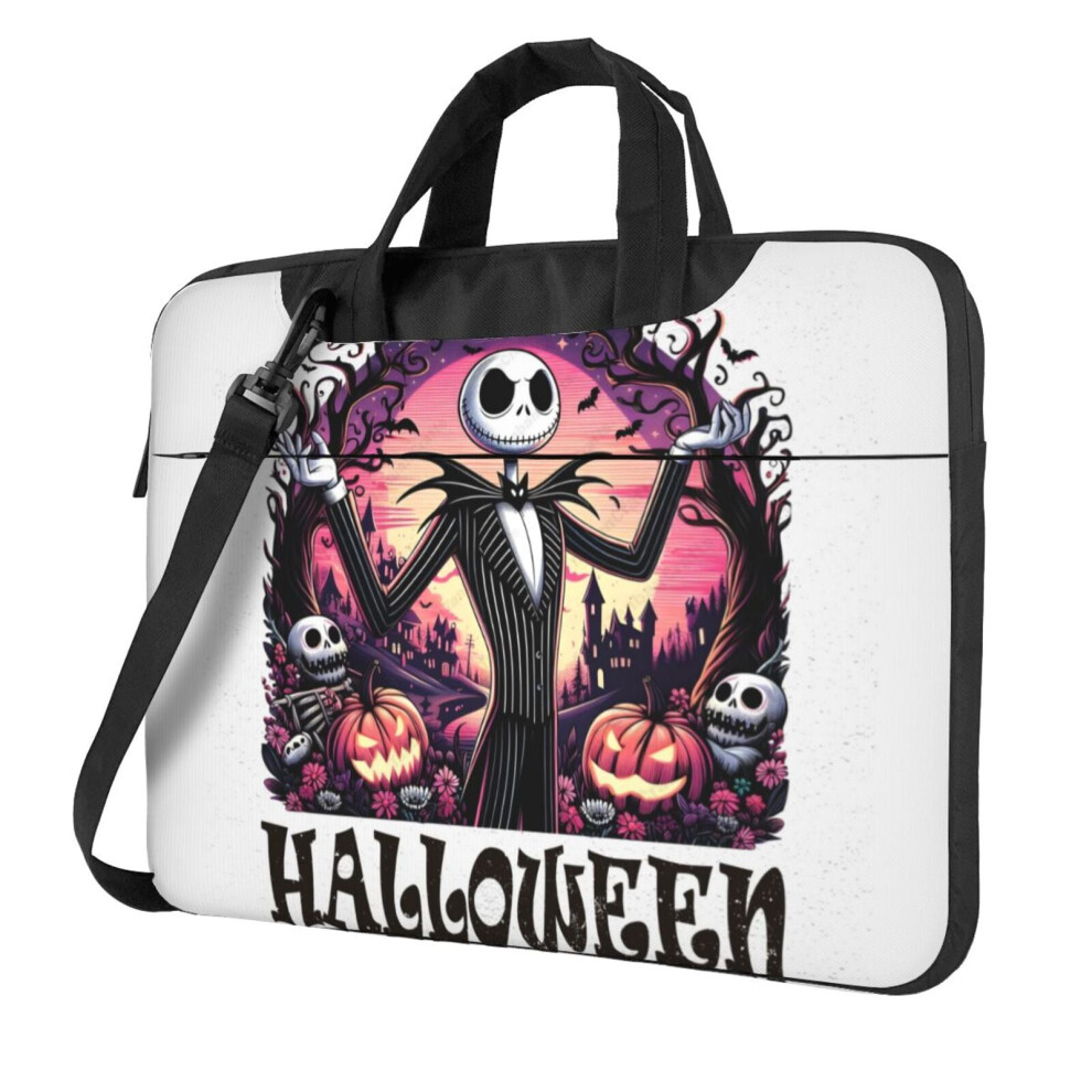 Laptop Sleeve 15.6" The Nightmare Before Christmas Computer Case Notebook Sleeve Pc Messenger Bag Tablet Case Neoprene Handle Sleeve 9450273695815