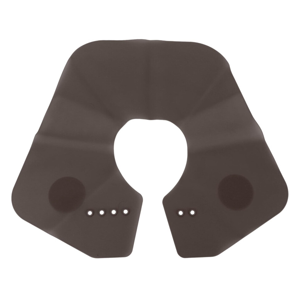 Barber Cape Silicone Hair Cutting Collar with Magnetic Lock and Weighted Front for Salon or Home Use