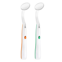 Lightweight Mirror Dentist Household Cleaning Gloves Food Disposable Tooth Dental Teeth Curve with Lights 2 Pcs