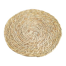 Woven Round Placemats, Durable Cotton Rope Wicker Placemats, Non-Slip & Heat Resistant for Kitchen Dining Table Decor