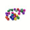 Magnetic balls in 8 colors, 216pcs 6