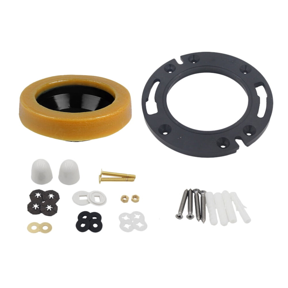 Toilet Installation Kit Flange With Wax Ring Bathroom Accessories For Bowl Seal Replacement Gasket 9555307252757