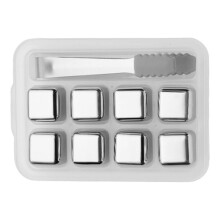 Begine Clearancemetal Quick Frozen Ice Ball Tool with Clip,Metal Ice Balls,Ice Cube Mold