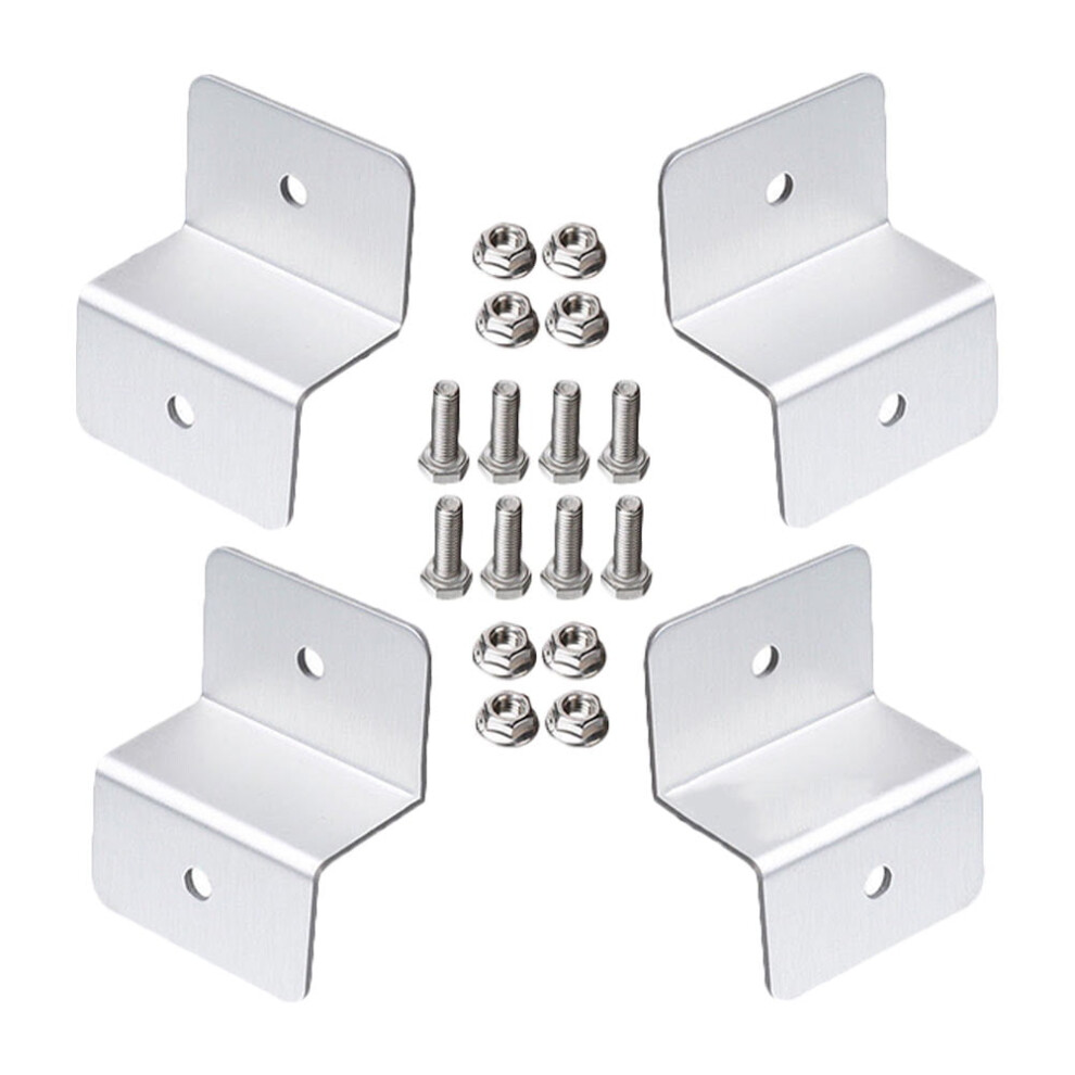 4Pcs Solar Panel Mounting Z Support Brackets Boat Rv Mounted Solar Panel Racks 9193271536291