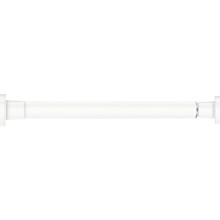 Telescopic Curtain Rod Expandable Tension Rod Compatible with Bathroom, Kitchen, Wardrobe, Balcony, Shower, Garland Holder, No-Drill