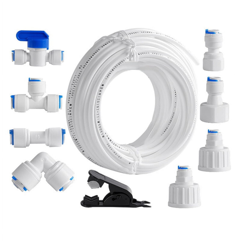Refrigerator Water Line Kit Connection And Compression Ice Maker Installation Kit,Od Tubing With Quick Connect 9193271539933