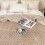 Soft plush throw for sofa 100x150 (yellow) 4