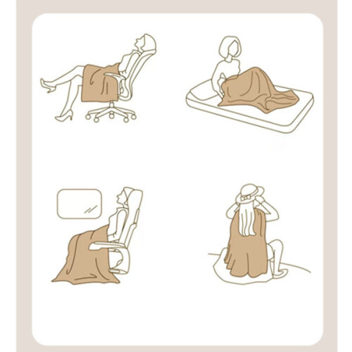 Soft plush throw for sofa 100x150 (yellow) 1