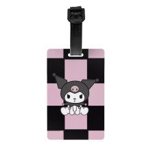 Cute Mewtwo Pokemon Luggage Tag For Suitcase Decorations Supplies Gift Women Men Boy Girl Steel Loop With Privacy Cover Id Label