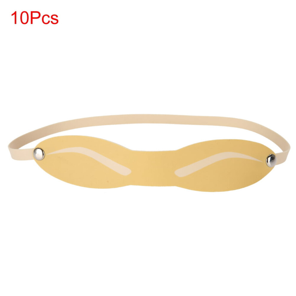 Fake Practice Skin,Dekaim 10pcs Eyebrow Tattoo Practice Headband Makeup Tattoo Fake Practice Skin for Beginners