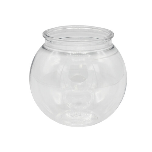 12 Pack - 4 Inch (100mm) Ivy Bowls Clear Plastic Shatterproof 1