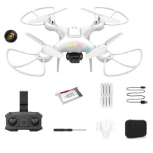 Zeceouar Drone with Camera New Type Of Drone With Colored Lights And Fixed Height Lens Aerial Photography,Drone Remote Control Toy