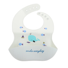 Silicone Baby Bib Waterproof Baby Bib Silicone Bib for Infant Home Baby Feeding Bib