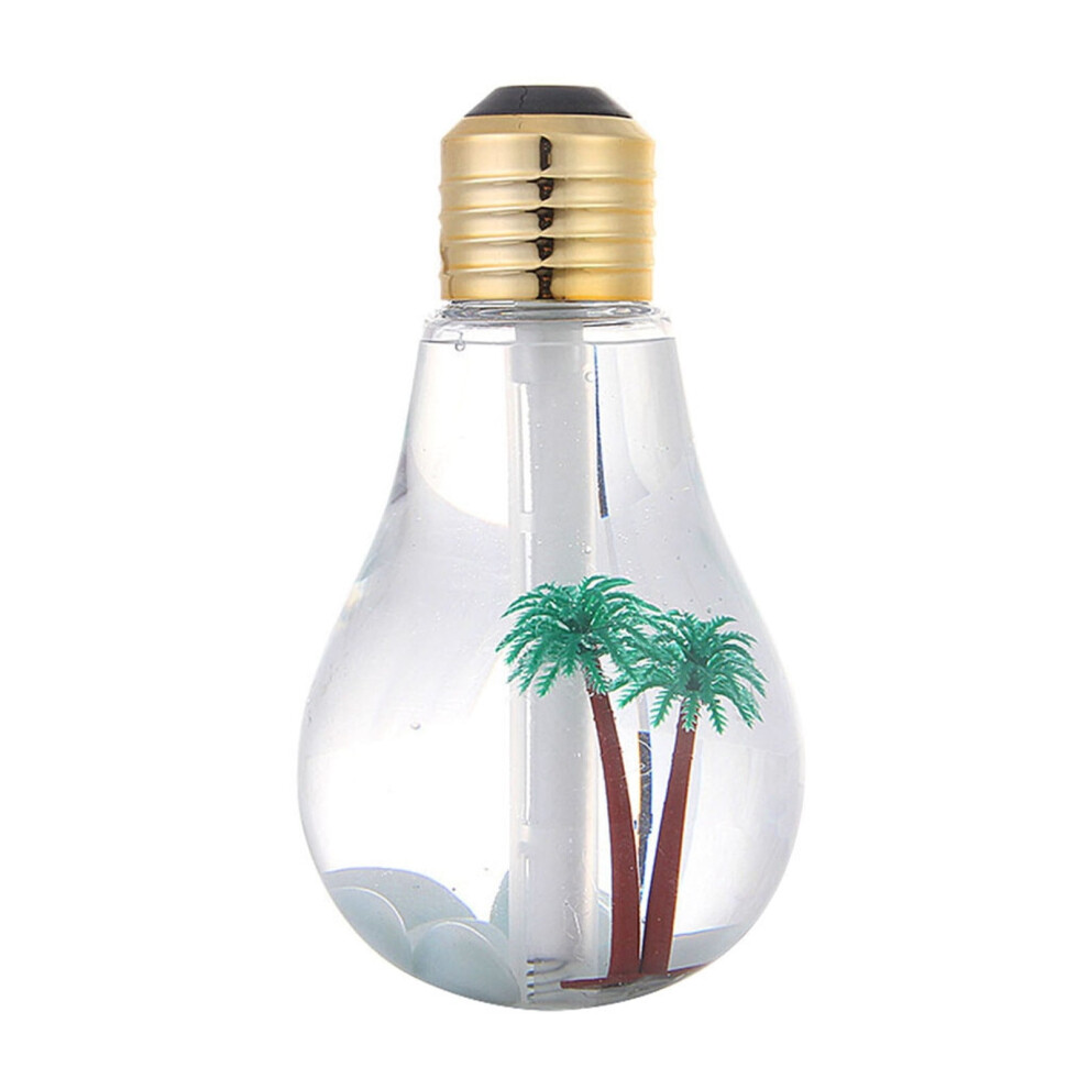 Humidifier ZKCCNUK USB Home Office Mute LED Equipment Colorful Bulb Night Humidifier Lamp Humidifier Small Household Appliance on Clearance