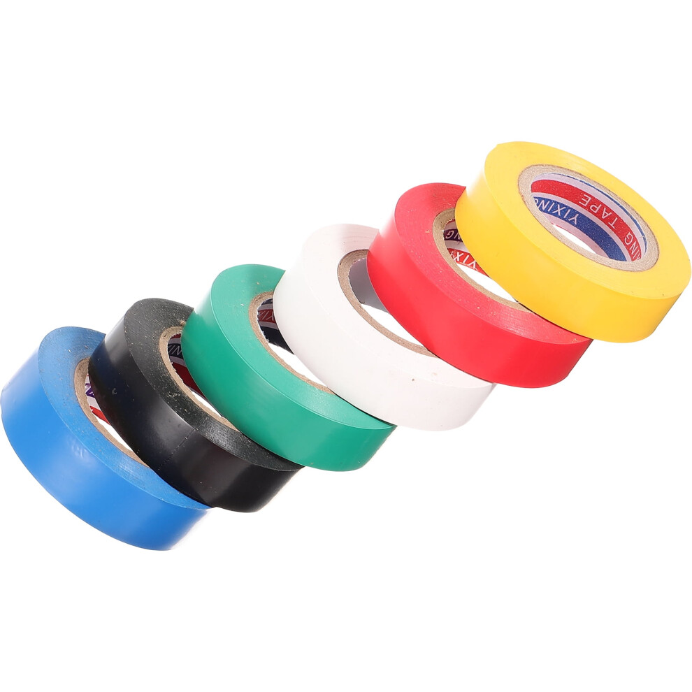 6 Rolls Binding Tape 6-Piece Pack Duct Tape Wiring Harness Tape Flexible Tape Fire Retardant Tape Liquid Electric Tape 9170372820030
