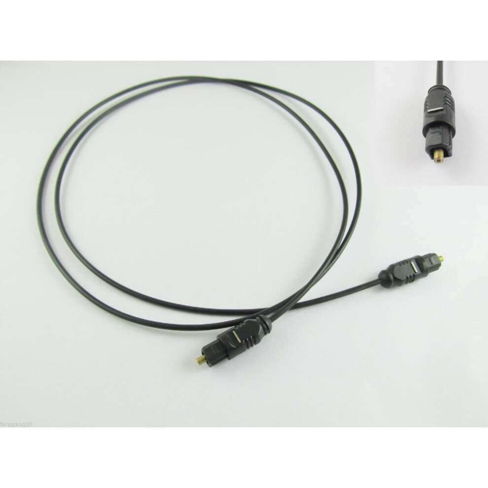For 10Pcs Digital Optical Fiber Optic Toslink Audio Cable Od 2.2Mm 1M 3Ft 3Feet 9170372819751