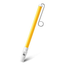 Musikinstrument Slide Whistle Toy Slide Whistle Yellow