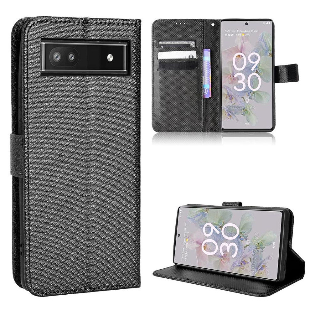 Case For Google Pixel 6A Magnetic Wallet Card Holder Cover Kickstand 9170372821242