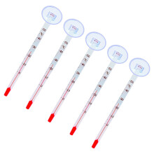 FITYLE 5 Pieces Aquarium Thermometer Tank Thermometer for Freshwater and Saltwater Large Range Accurate Submersible Thermometer stick