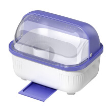 Hiroekza Kitchen Organizer - Stackable Cutlery Storage Box, Large Capacity Dish & Cutlery Container with Protection, Ideal for Indoor Kitchen or