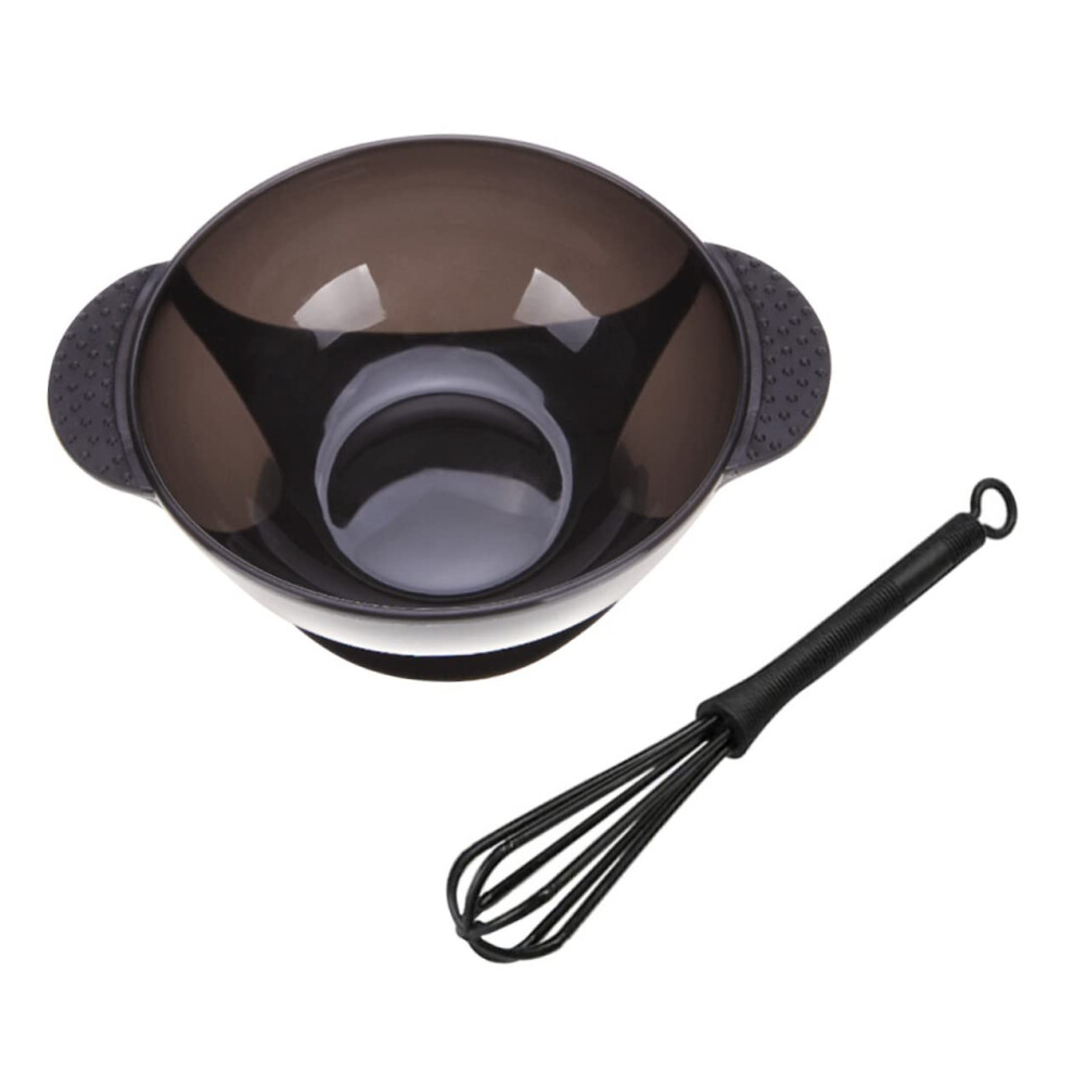 Hair Dye Mixing Bowl with Builtin Agitator and Suction Base, Foldable Hair Coloring Bowl Set