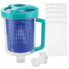 Pool Leaf Canister with Easy Clean Mesh Basket, Plastic Leaf Catcher for Automatic Pool Cleaner
