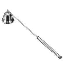 Stainless Steel Candle Snuffer with Long Elegant Handle for Tea Light Smoke Reduction