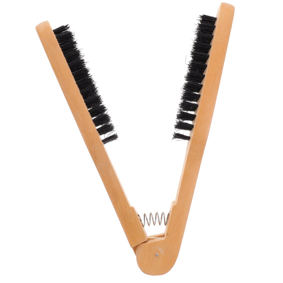 Hair Straightener Comb with Boar Bristle for Styling and Smoothing, No Power AntiScald Design