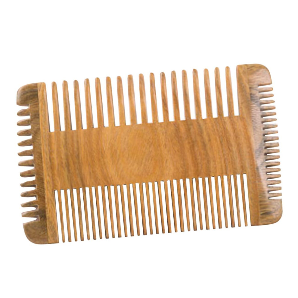 Unisex Wooden Fine Tooth Hair Comb With Precise Styling Control And Gentle Scalp Massage For Hair And Beard