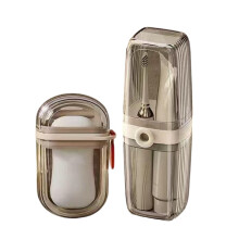 Travel Toothbrush Holder and Soap Case Set, LeakProof Compact Design for Camping and Hiking