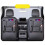 Car Seat Back Organizer Waterproof MultiPocket Capacity Backseat Storage Bag AntiKick Mat 1pc 5