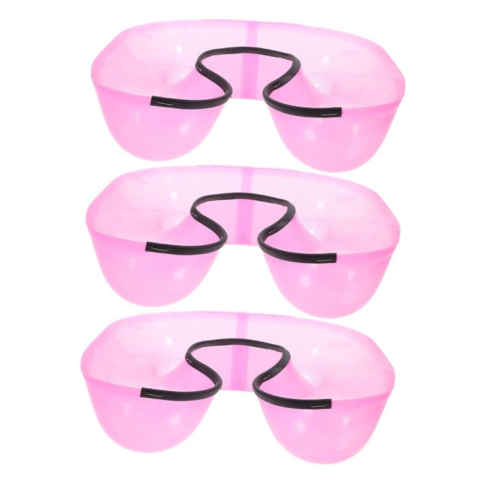3pcs Hair Coloring Neck Tray with Spill Control for Salon and Home Hairdressing