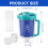 Pool Leaf Canister with Easy Clean Mesh Basket, Plastic Leaf Catcher for Automatic Pool Cleaner 4