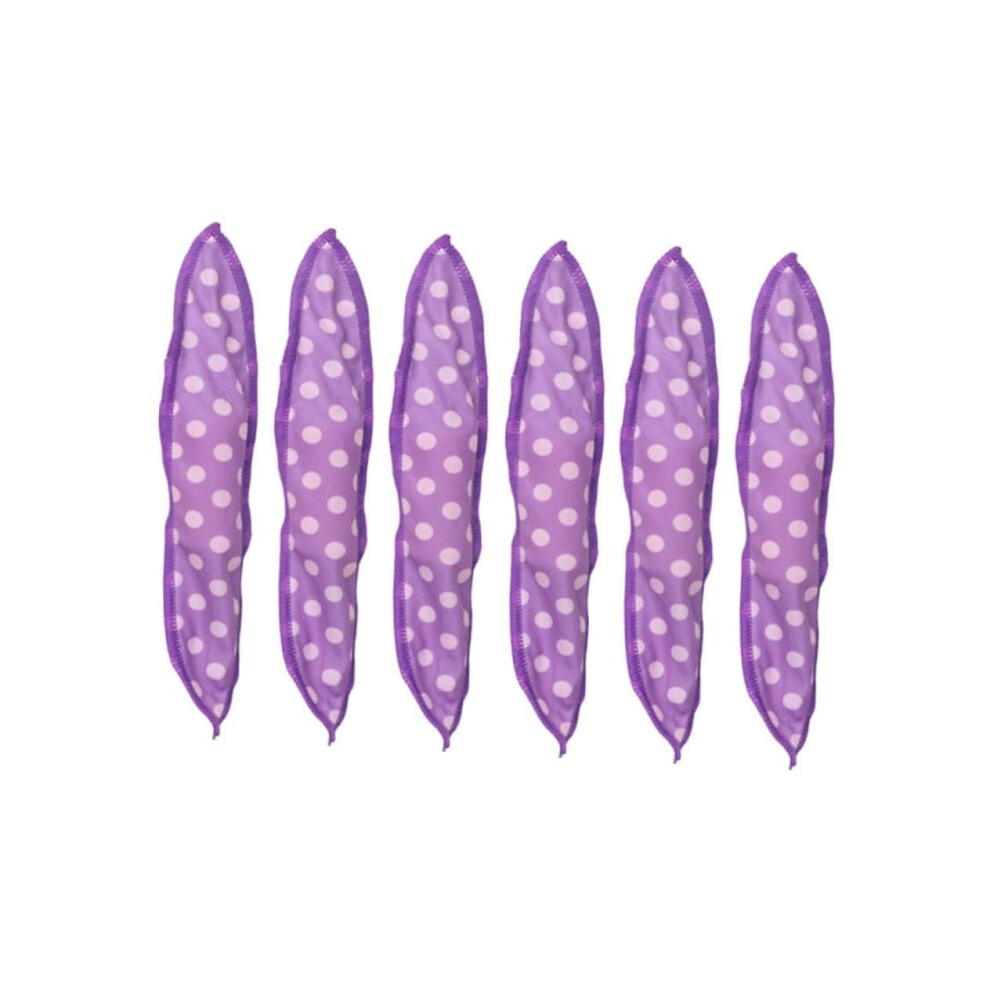 6pcs Soft Sponge Hair Rollers for Women No Heat Curlers for Natural Waves and Gentle Styling