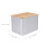 2 Pcs Biscuit Tin Tinplate Can Travel Storage Container Gift Tin Tinplate Container 2