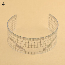Happydeer Microblading Measure Semi Permanent Stencil Makeup Eyebrow Tattoo Guide Ruler
