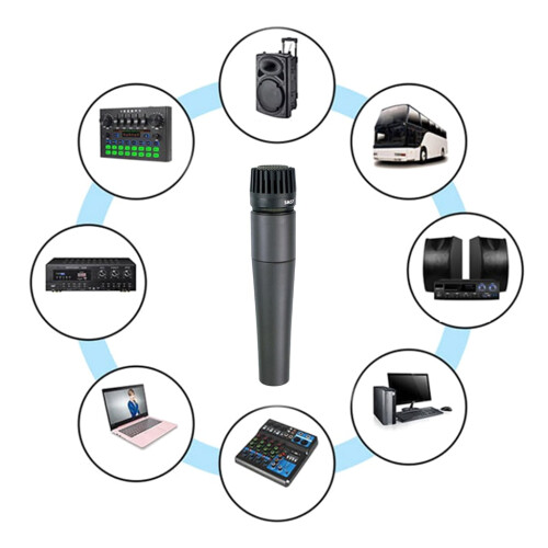 SM57 Dynamic Handheld Microphone Multiple Use for Singers, Actors, and Auditory Professionals, Noise Reduction 1