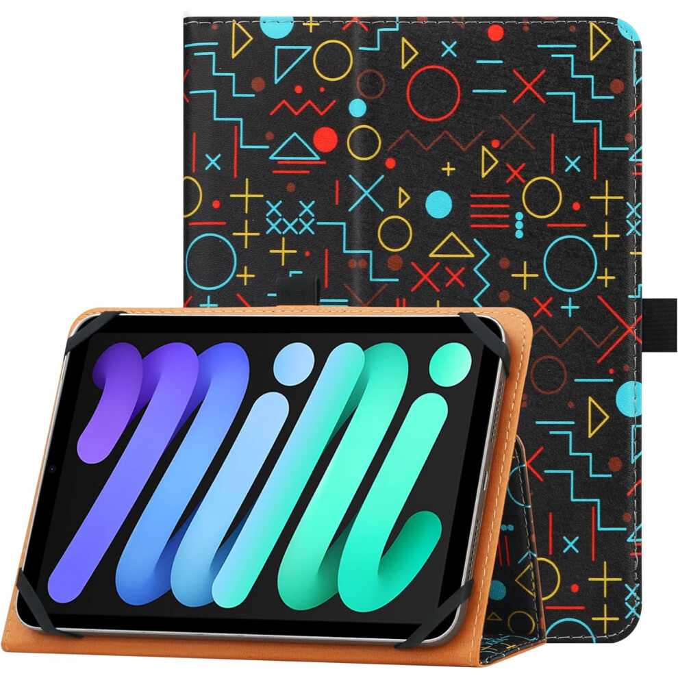 Universal Case For 7 Inch 8 Inch Tablet,Stand Folio Universal Tablet Case Protective Cover For 7" 8" Touchscreen 9009879021520